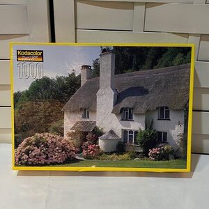 Vintage Puzzle 1000-Piece Selworthy Cottage Somerset England Multicolor NEW